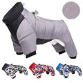 Waterproof Winter Dog Coat Clothes Thicken Warm Dog Jumpsuit Small Dogs Puppy Outfit For French Bulldog Pug Pet Jacket Clothing