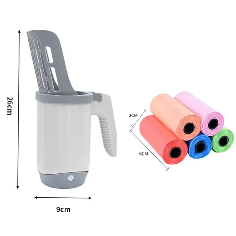 Pelle à Litière Auto-Nettoyante avec Sacs Rechargeables