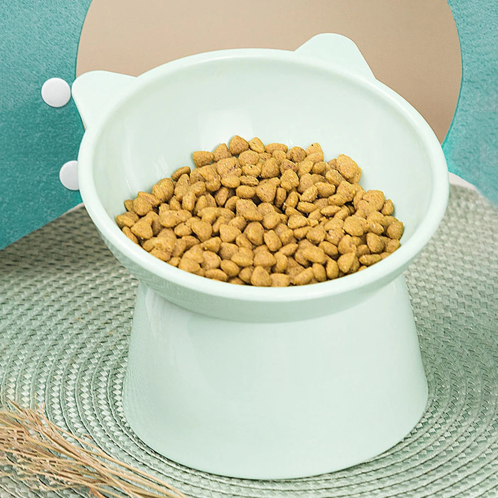 Bol Surélevé et Incliné pour Chat | Ergonomique, Anti-Vomissement & Antidérapant