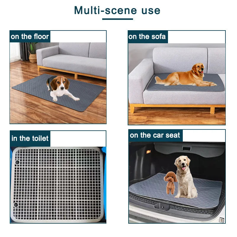 Tapis d'Entraînement Lavable et Réutilisable pour Chiens | Absorbant & Imperméable