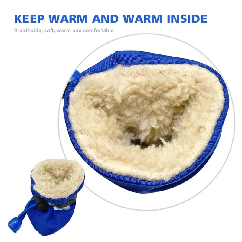 Bottines Antidérapantes et Imperméables pour Chien - Protection Hiver