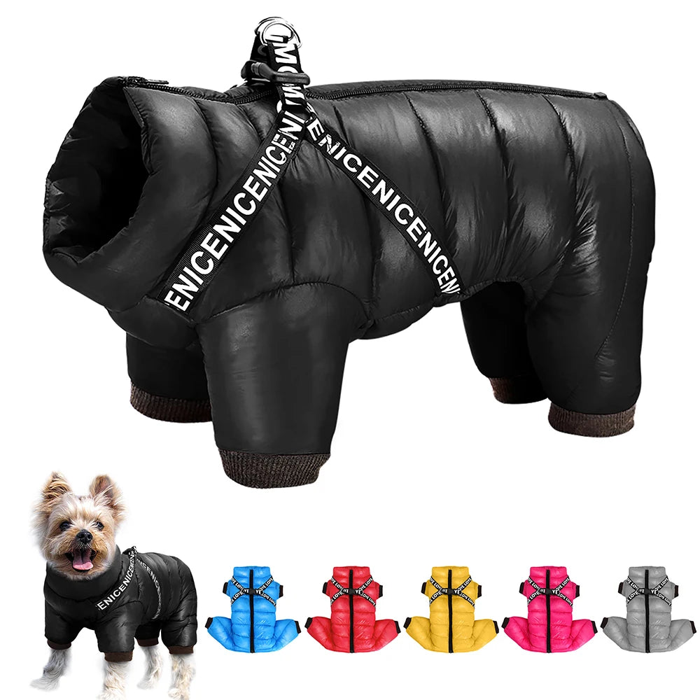 Combinaison d'Hiver "Super Warm" pour Chien – Veste Imperméable Intégrale