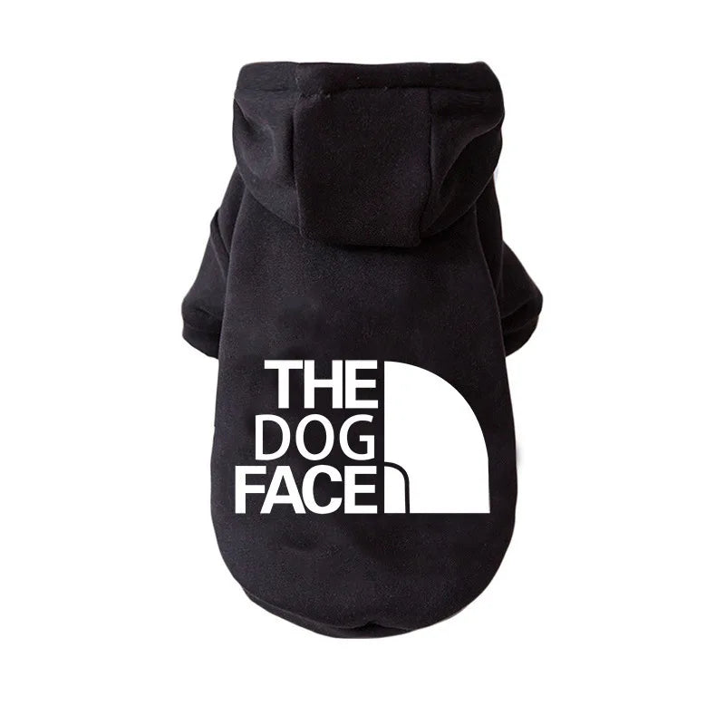 Sweat à Capuche "The Dog Face" – Hoodie Chaud et Coupe-vent pour Chien