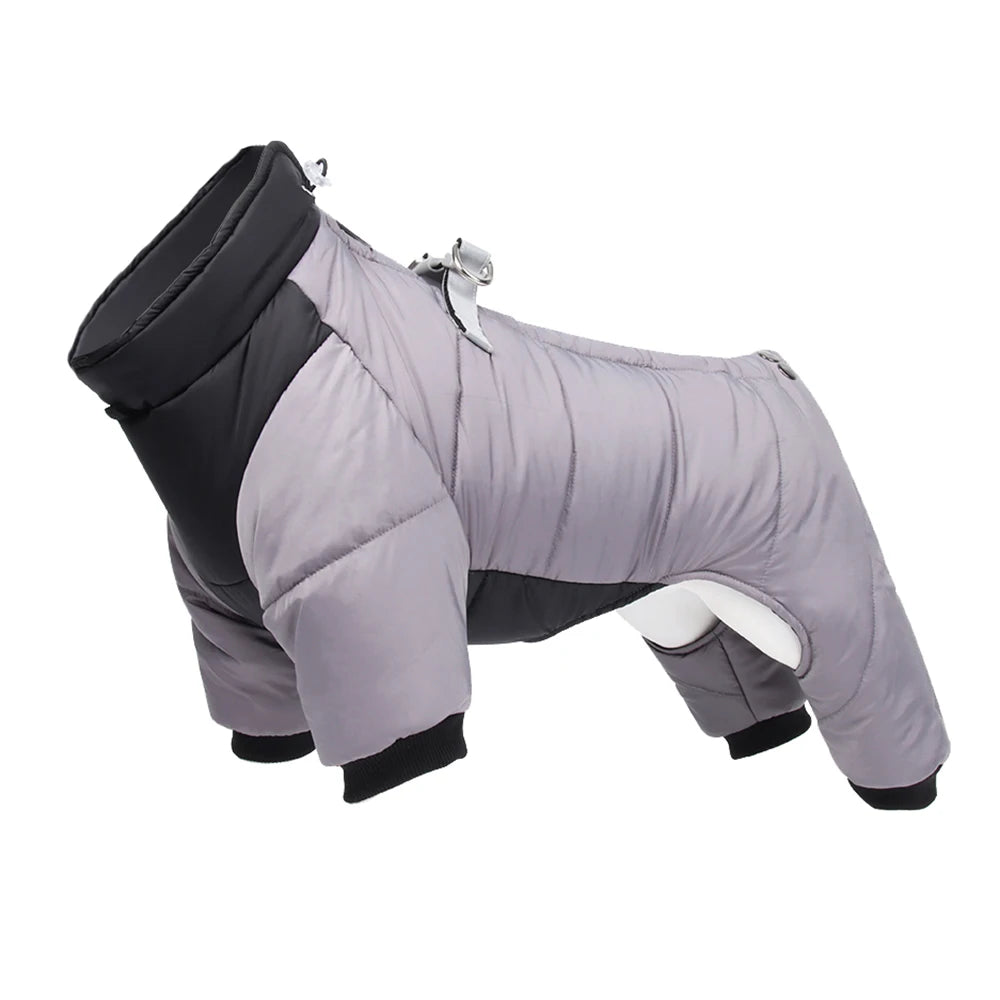 Waterproof Winter Dog Coat Clothes Thicken Warm Dog Jumpsuit Small Dogs Puppy Outfit For French Bulldog Pug Pet Jacket Clothing