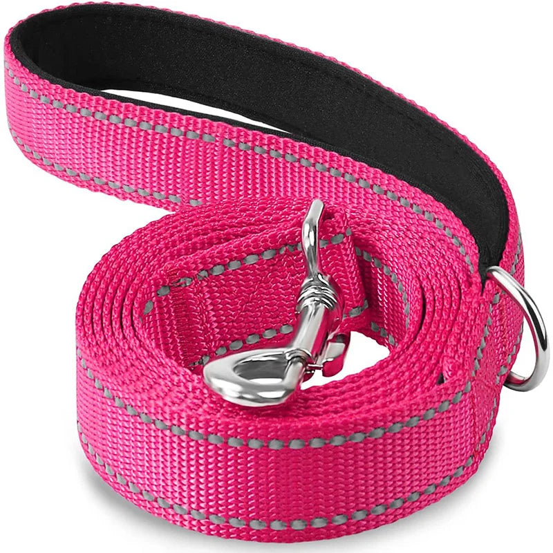 Laisse Réfléchissante pour Chien et Chat - Corde de Traction Robuste - Idéal Promenade, Dressage et Sécurité Nocturne