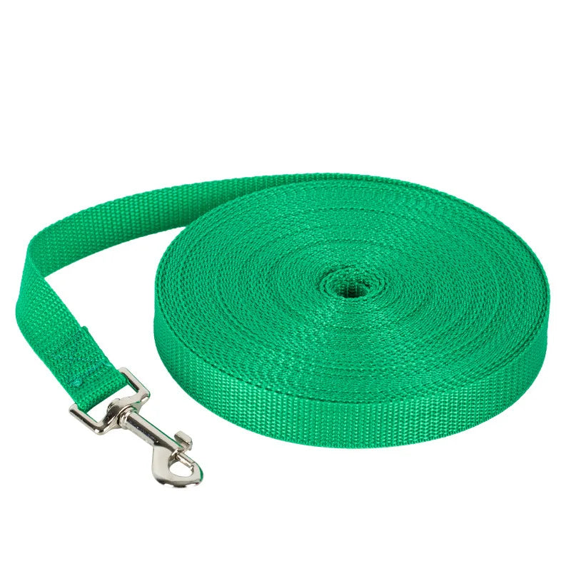 Laisse en Nylon pour Chien et Chat - Multi-Longueurs - Idéale pour Marche, Course et Dressage - Pour Petits et Moyens Animaux