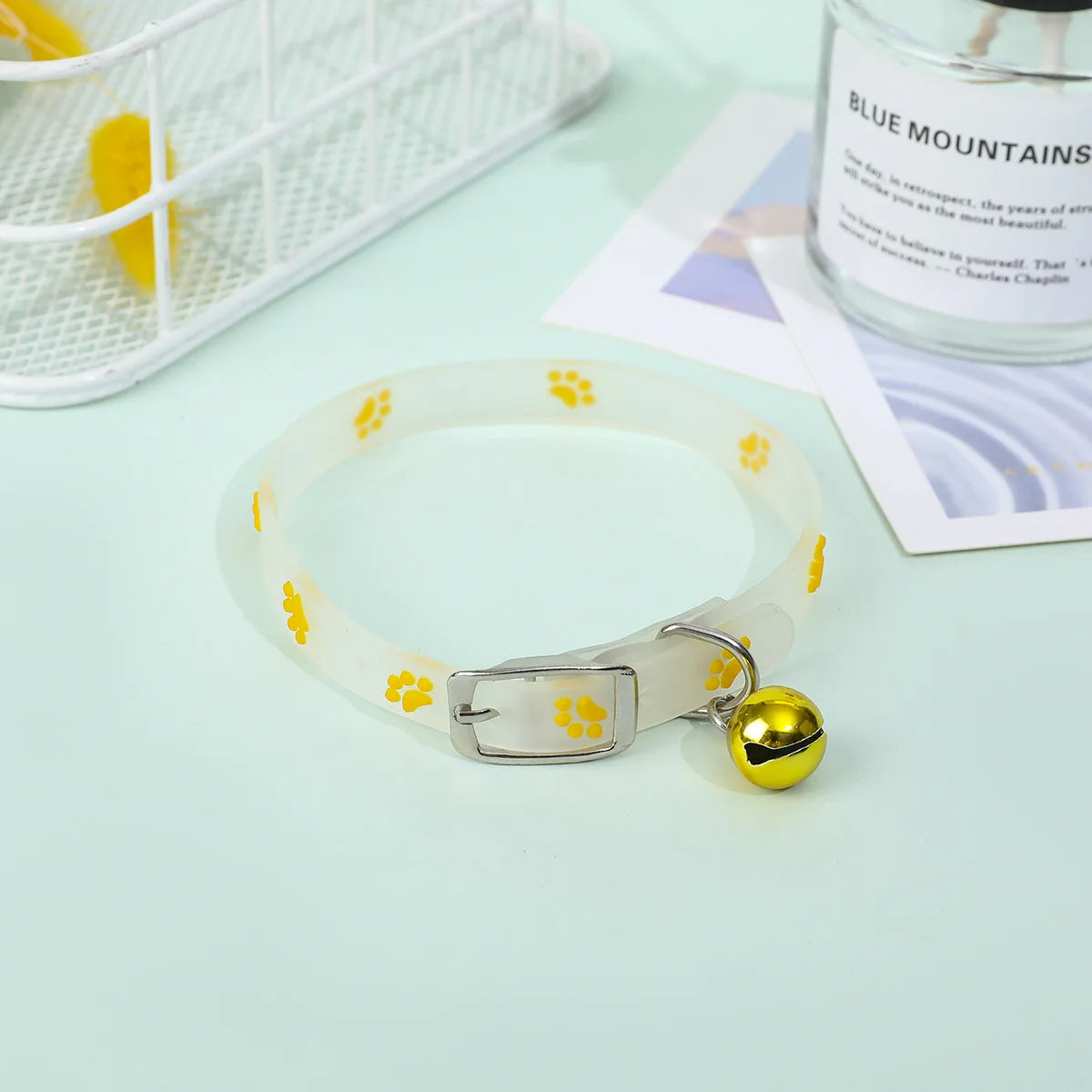 Collier Lumineux en Silicone pour Chat – Clochette