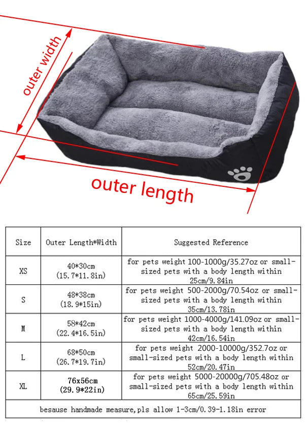 Lit Apaisant Noir en Peluche – Couchage Moelleux, Ultra-Résistant et Antidérapant