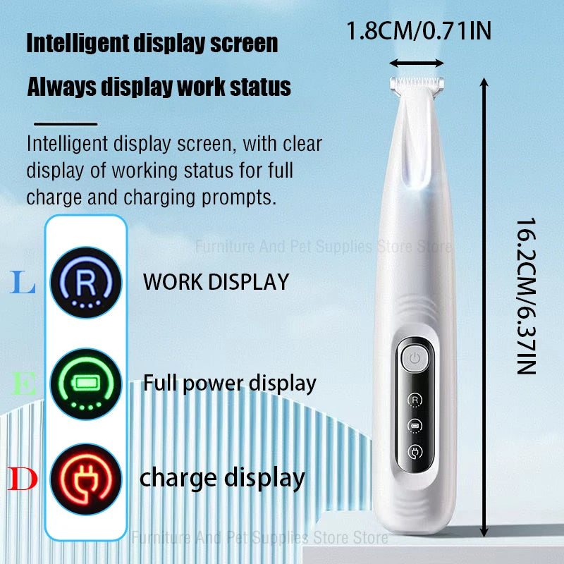 Tondeuse de Précision à LED pour Pattes : Toilettage Professionnel à Domicile