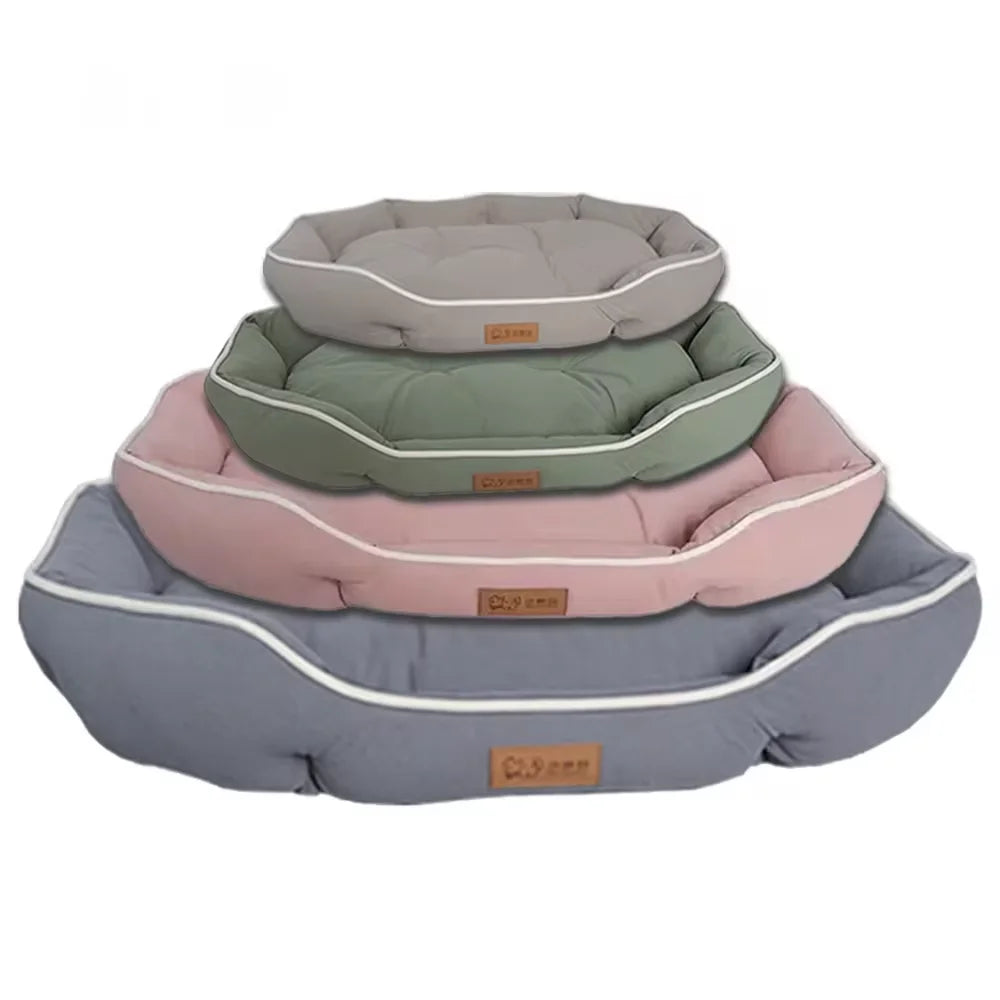 Canapé de Luxe pour Chien et Chat – Lit Douillet Grande Capacité & Coussin Hivernal