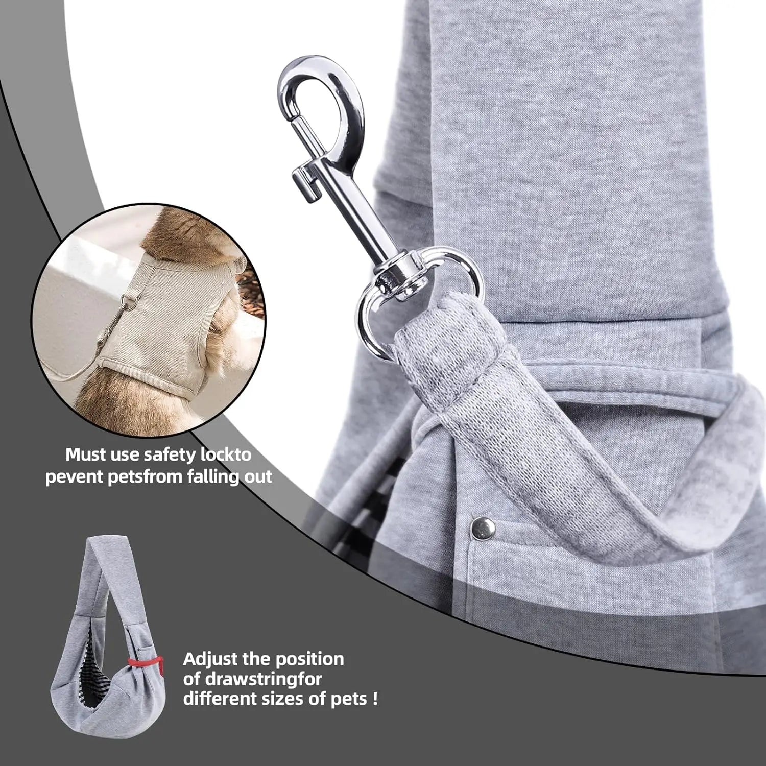Sac Bandoulière pour Animaux : Porté Main-Libre et Sécurité Optimale