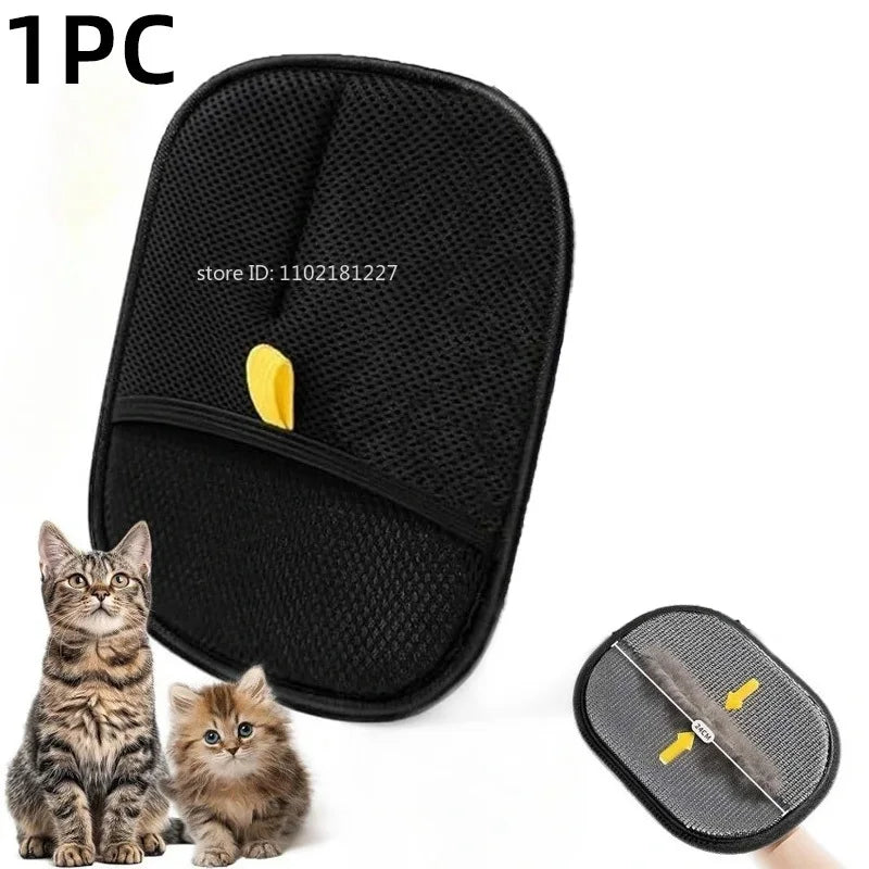 Gants de Toilettage et de Nettoyage 2-en-1