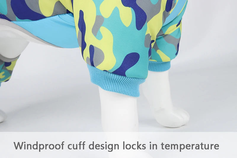 Waterproof Winter Dog Coat Clothes Thicken Warm Dog Jumpsuit Small Dogs Puppy Outfit For French Bulldog Pug Pet Jacket Clothing