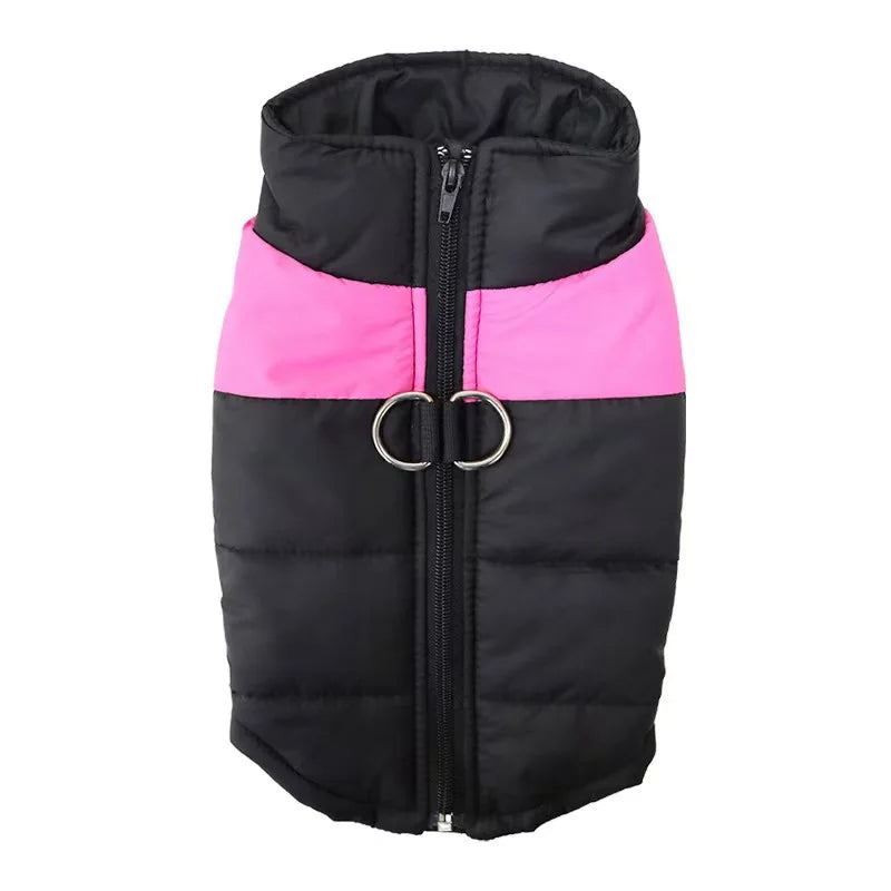 Veste d'Hiver Matelassée pour Chien – Imperméable, Chaude et Zippée